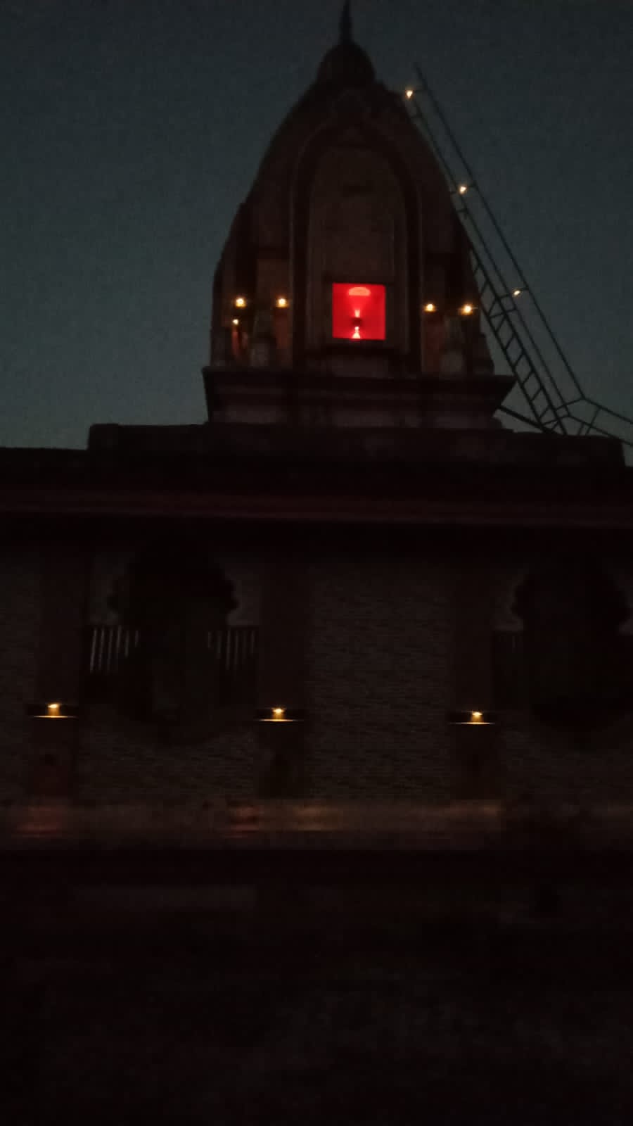 Solar light installation 1