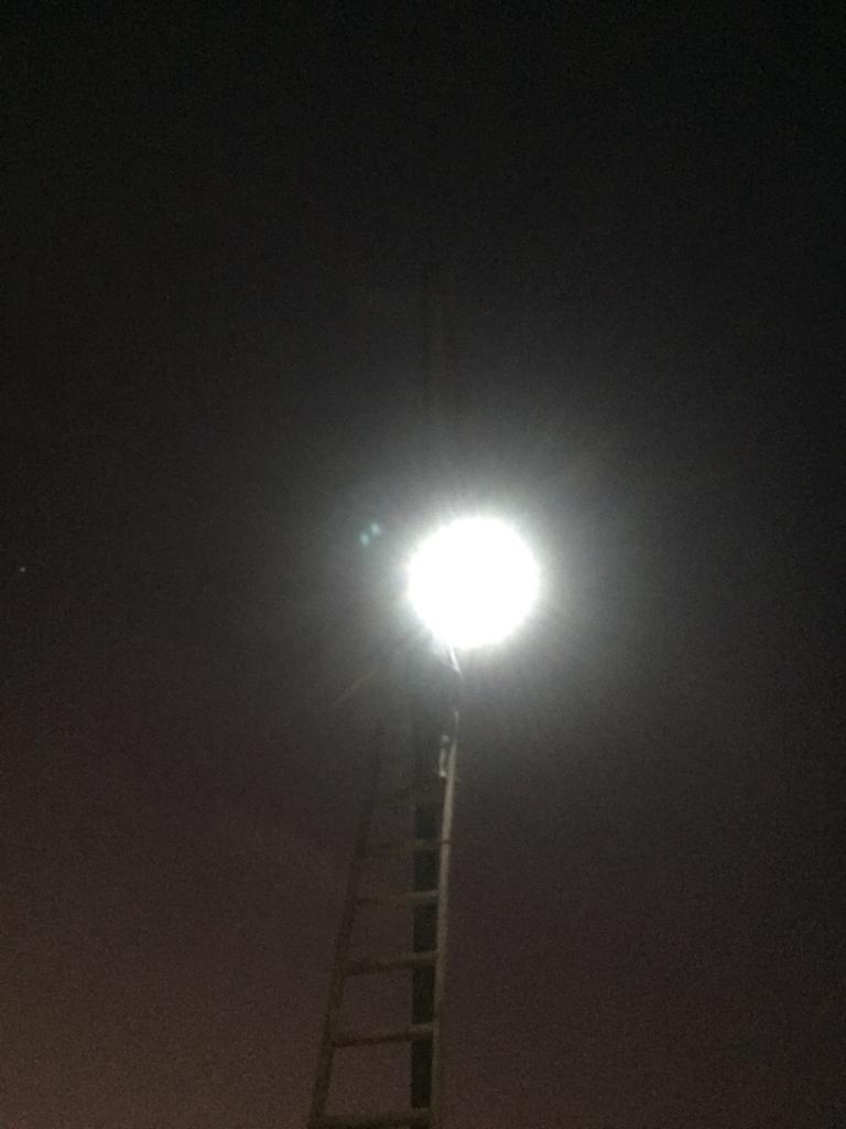 Solar light installation 10