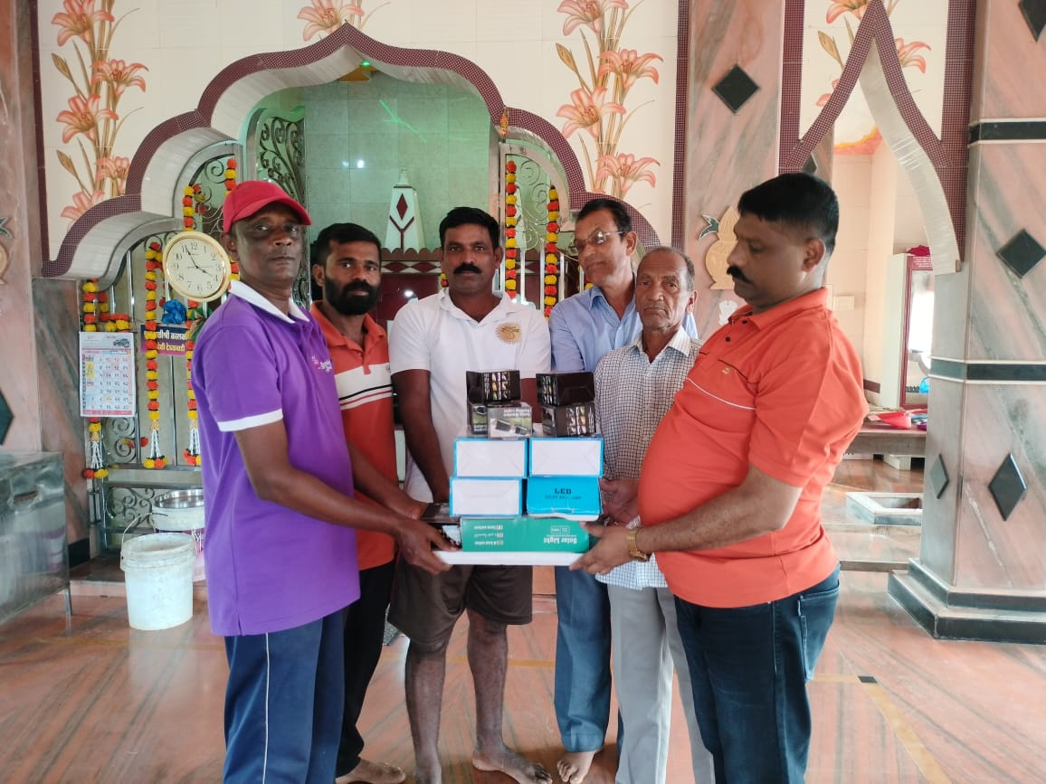 Solar light installation 7