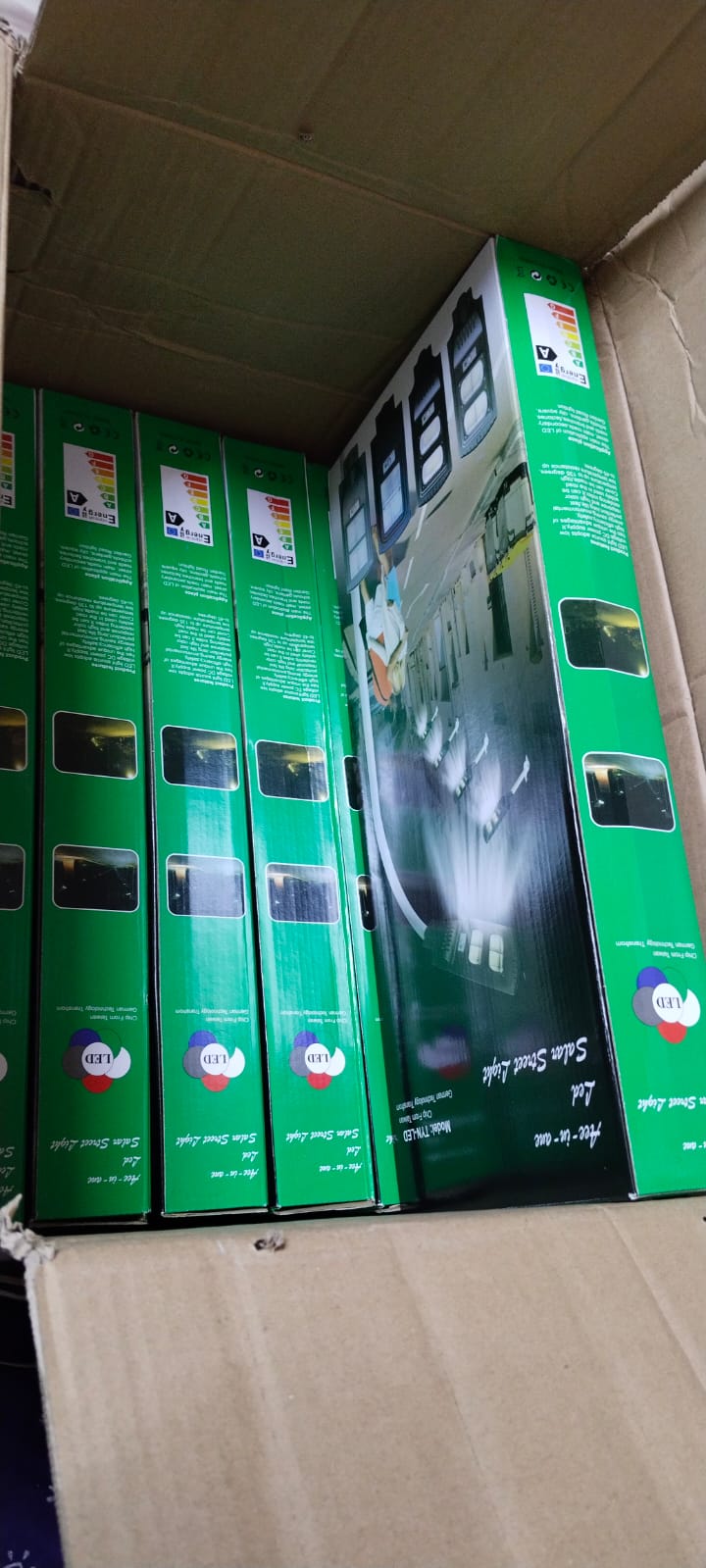 Solar light installation 9